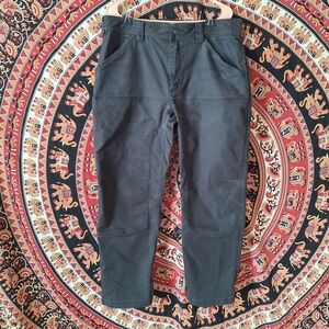Duluth Trading Co. D-Flex Fire Hose HD Double Knee Utility Pants 36x30 Jet Black